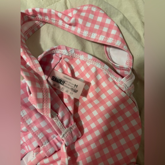 Pink Gingham Bikini Set - Picture 6 of 7